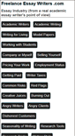 Mobile Screenshot of freelanceessaywriters.com